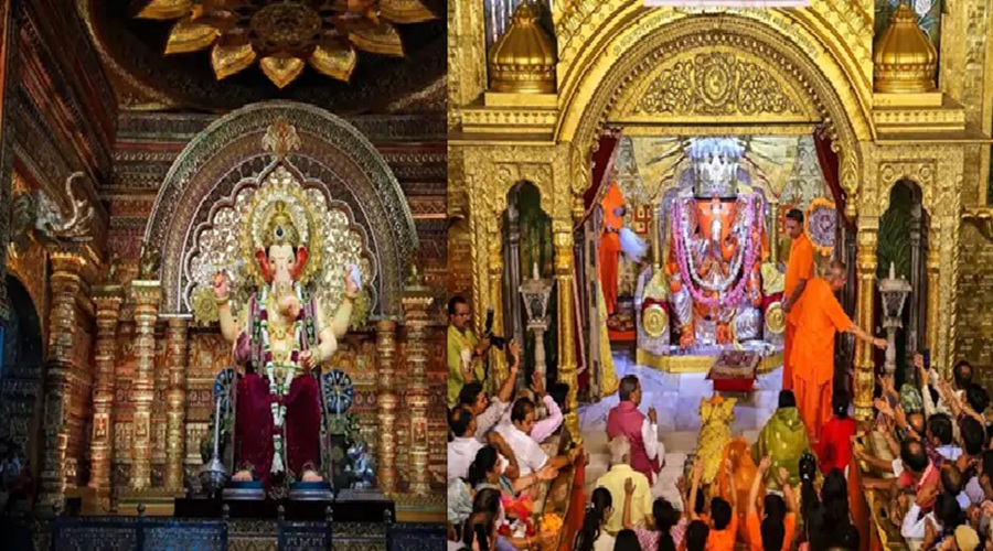 Ganesh Chaturthi 2025 की धूम: हर तरफ सजे गणेश पंडाल, सिद्धिविनायक मंदिर में हुई विशेष पूजा  