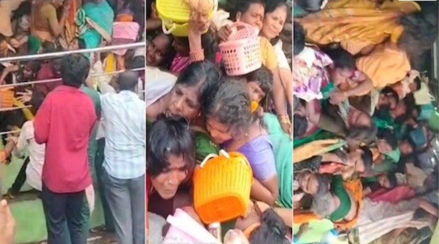 Andhra Pradesh Temple Stampede: वेंकटेश्वर स्वामी मंदिर में एकादशी पर भगदड़, नौ लोगों की मौत