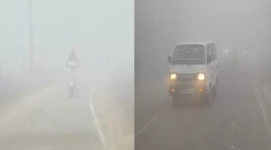 UP में पड़ा सीजन का पहला घना कोहरा, 20 जिलों में विजिबिलिटी 10 मीटर से भी कम