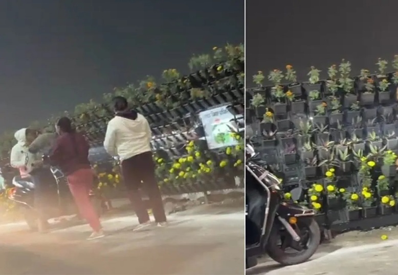 Viral Video: Lucknow में 'राष्ट्र प्रेरणा स्थल' पर गमला चोरी करने की मची होड़, देखें VIDEO