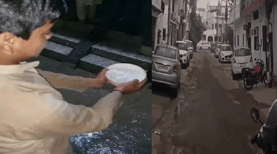 यूपी में पलटा मौसम: अलीगढ़-लखीमपुर में गिरे ओले, लखनऊ समेत पांच शहरों में बारिश