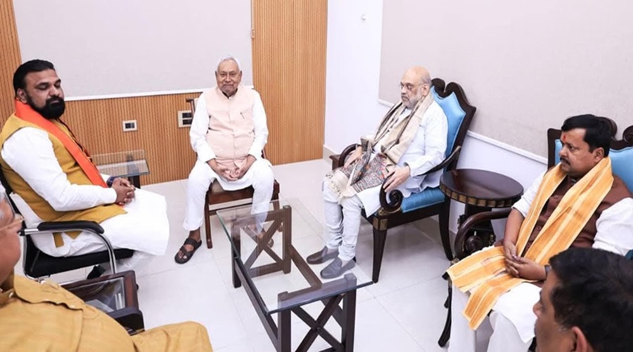 Bihar Politics: राज्‍यसभा के लिए NDA उम्‍मीदवारों का नामांकन, अमित शाह ने कही ये बात