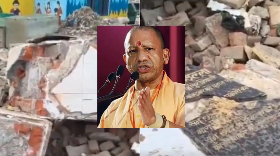 शहीदों की मूर्तियां खंडित करने पर सीएम योगी नाराज, कंपनी ब्लैक लिस्टेड; FIR भी हुई