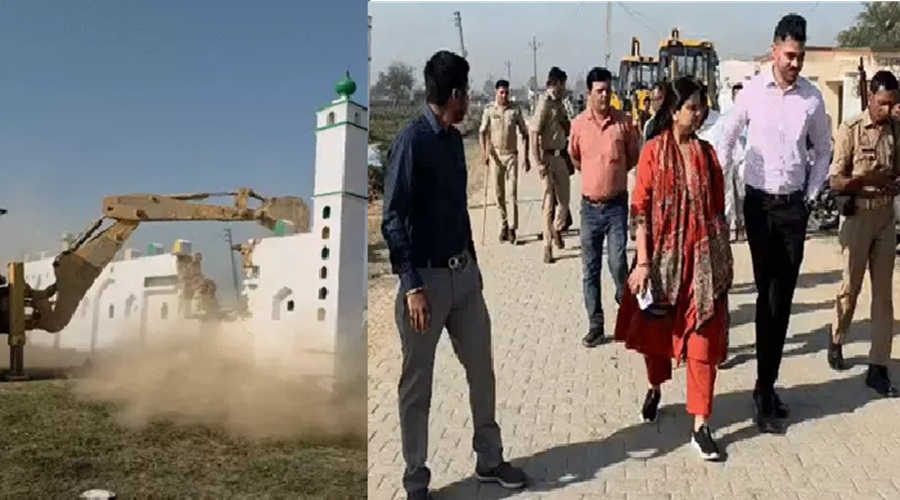 संभल में ढहाया जा रहा ईदगाह-इमामबाड़ा, डीएम बोले- बुलडोजर का खर्च भी कब्‍जेदारों से वसूलेंगे