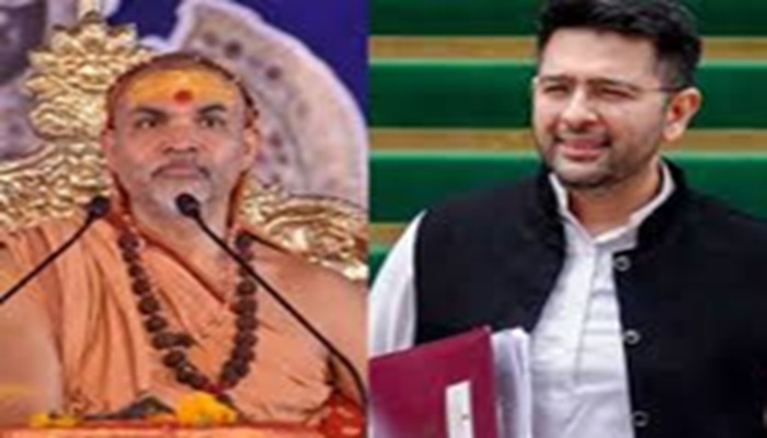 Avimukteshwaranand ने राघव चड्ढा को बताया देश का एसेट, कहा- AAP का हो रहा नुकसान