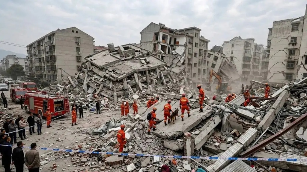 Earthquake in China: भूकंप से कांपा चीन, ढह गईं 13 इमारतें, 7000 लोग सुरक्षित निकाले गए