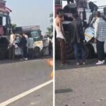 Road Accident: नेशनल हाईवे पर भीषण हादसा, ट्रक और मैजिक की भिड़ंत में आठ की मौत