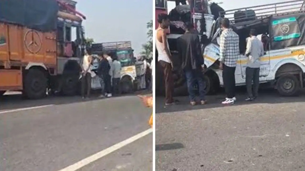 Road Accident: नेशनल हाईवे पर भीषण हादसा, ट्रक और मैजिक की भिड़ंत में आठ की मौत