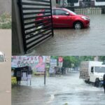 यूपी के 20 शहरों में बारिश, सड़कें धंसीं, मंदिर डूबे और अस्पताल में घुसा पानी; सात मौतें भी