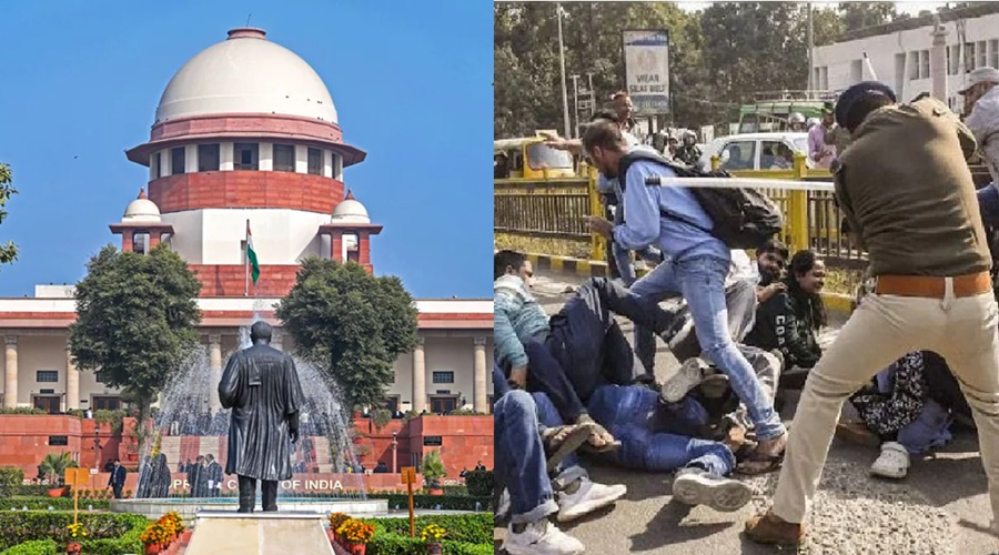 प्रदर्शन पर पुलिस की बर्बरता सही नहीं, आंदोलन एक संवैधानिक अधिकार, प्रोटोकॉल तय हो: सुप्रीम कोर्ट