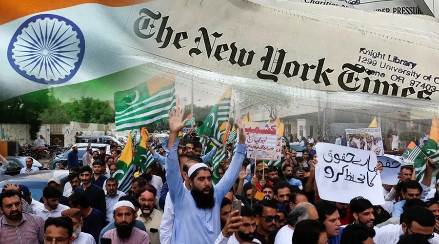 न्यूयॉर्क टाइम्स ने PoK को 'पाकिस्तानी कश्मीर' बताया, भारत ने जताई आपत्ति
