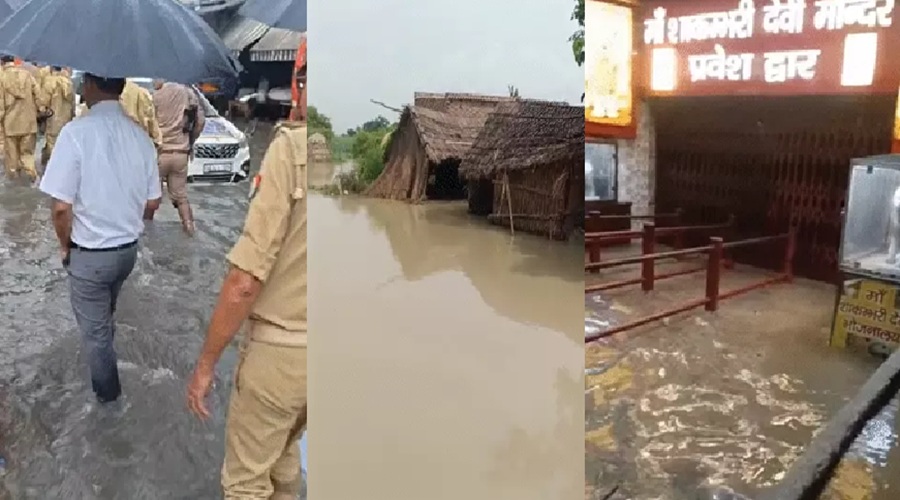 बनारस में गंगा द्वार बंद, फर्रुखाबाद में सड़कें तालाब बनीं; 46 शहरों में बारिश का अलर्ट