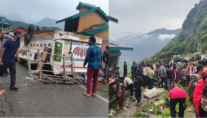 Himachal में बड़ा हादसा, यात्रियों से भरी बस पलटी, आठ की मौत