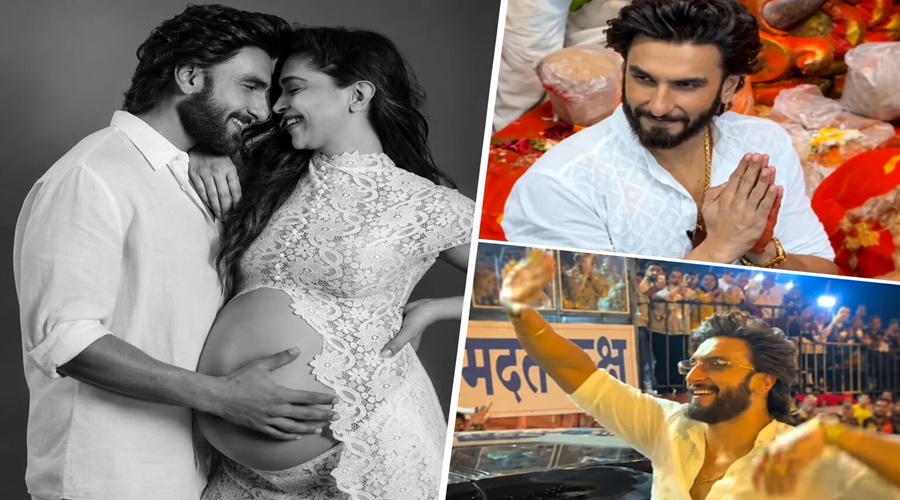 रणवीर सिंह ने किए लालबागचा राजा के दर्शन, लिया 1000 बेटियों की पढ़ाई का संकल्प