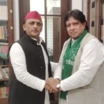 सपा सुप्रीमो से मिले चौधरी सुनील सिंह, बोले- अखिलेश यादव होंगे सूबे के अगले मुख्यमंत्री
