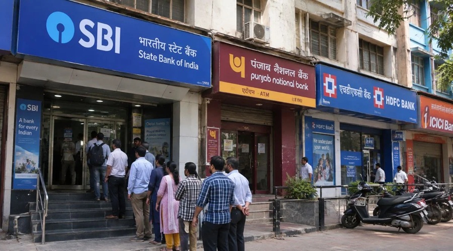 आज रविवार को खुले सरकारी बैंक, कैश-चेक जमा करने पहुंचे लोग; कल से 3 दिन रहेंगे बंद