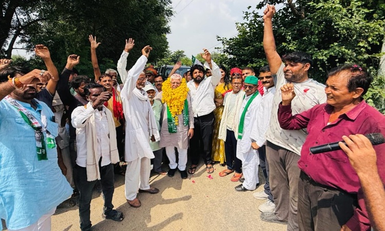 12 अक्टूबर की सभा के लिए रालोद का जनसंपर्क तेज, होगी जयंत चौधरी की ‘स्वाभिमान सभा’