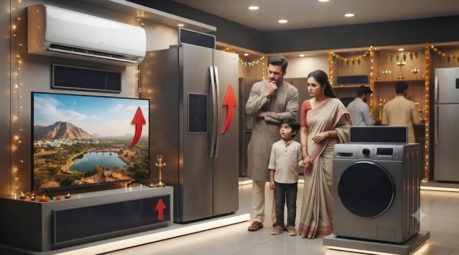 कॉमर्शियल सिलेंडर 70 रुपये महंगा, आज से AC-TV और फ्रिज हुए महंगे