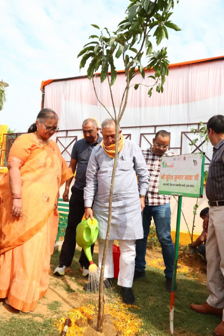 Lucknow: 14 हजार पौधों से विकसित नंदन वन का लोकार्पण, हजारों को मिलेगा लाभ